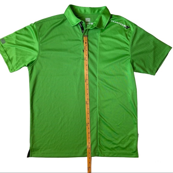 Men’s Loft 8 Dry Fit Athletic Golf Polo Shirt Green - Size Large - Picture 4 of 5